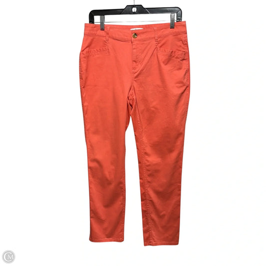 Jeans Straight By Kim Rogers In Orange, Size: 4p