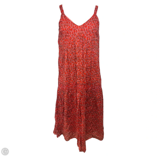 Dress Casual Maxi By Joie In Orange & Pink, Size: M