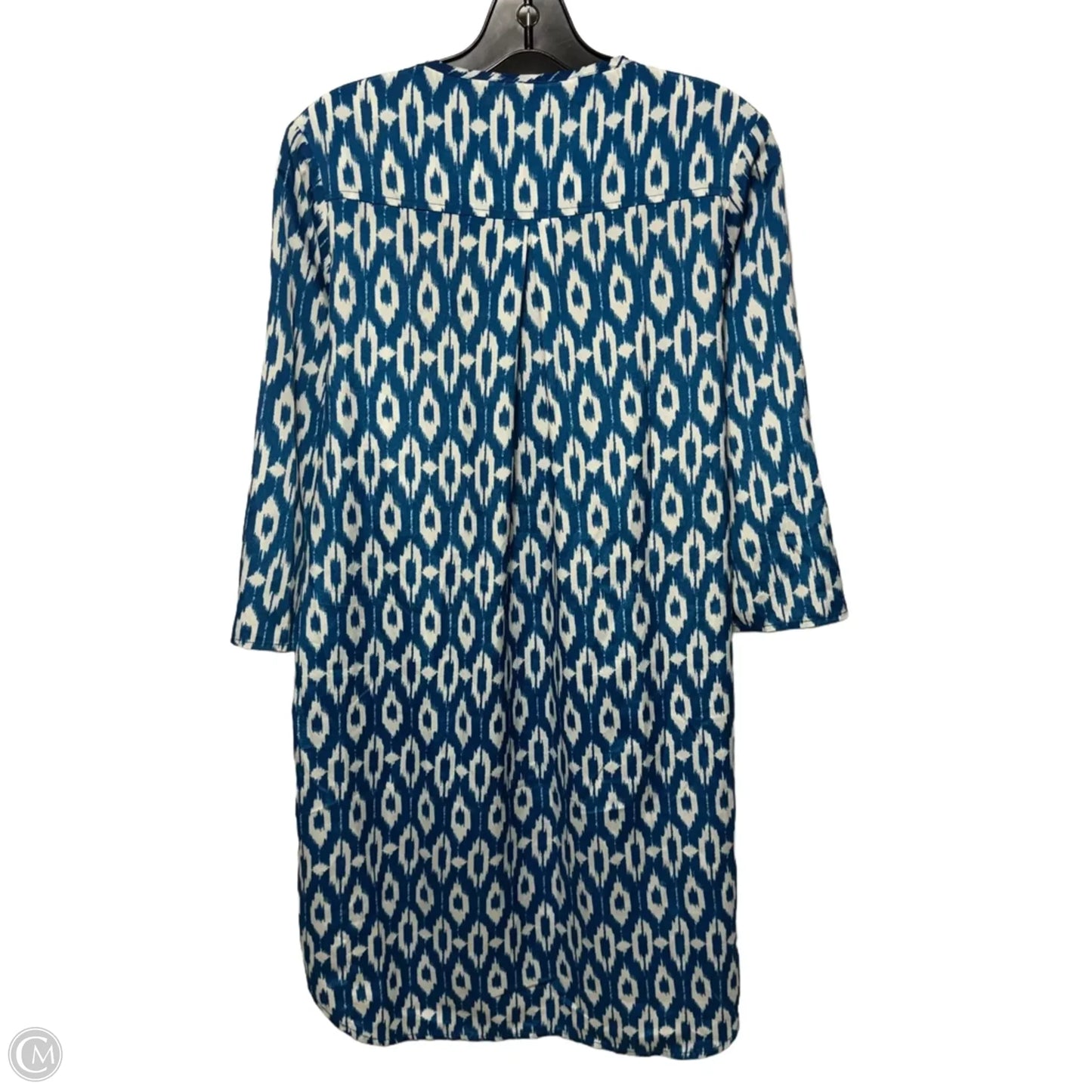 Dress Casual Short By Maeve In Blue & White, Size: S
