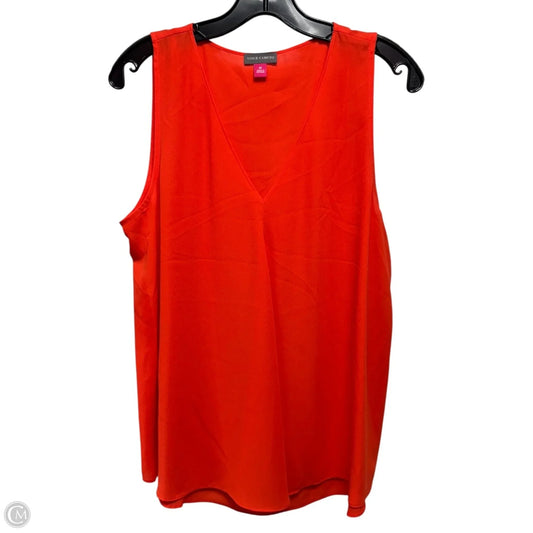 Top Sleeveless By Vince Camuto In Orange, Size: M