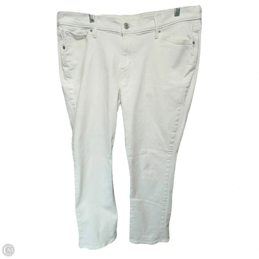 Jeans Classic Straight By Levis In White, Size: 16