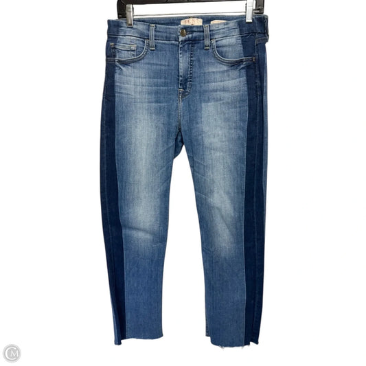 Jeans Ankle Straight By Jen 7 For All Mankind In Blue Denim, Size: 8