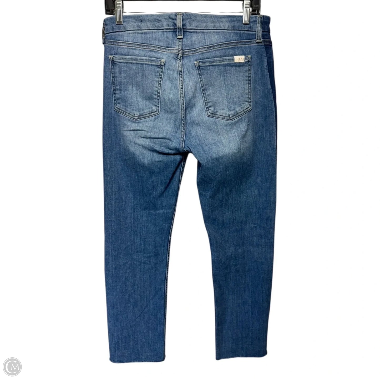 Jeans Ankle Straight By Jen 7 For All Mankind In Blue Denim, Size: 8