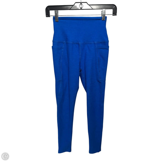 Athletic Leggings By Beyond Yoga In Blue, Size: Xs
