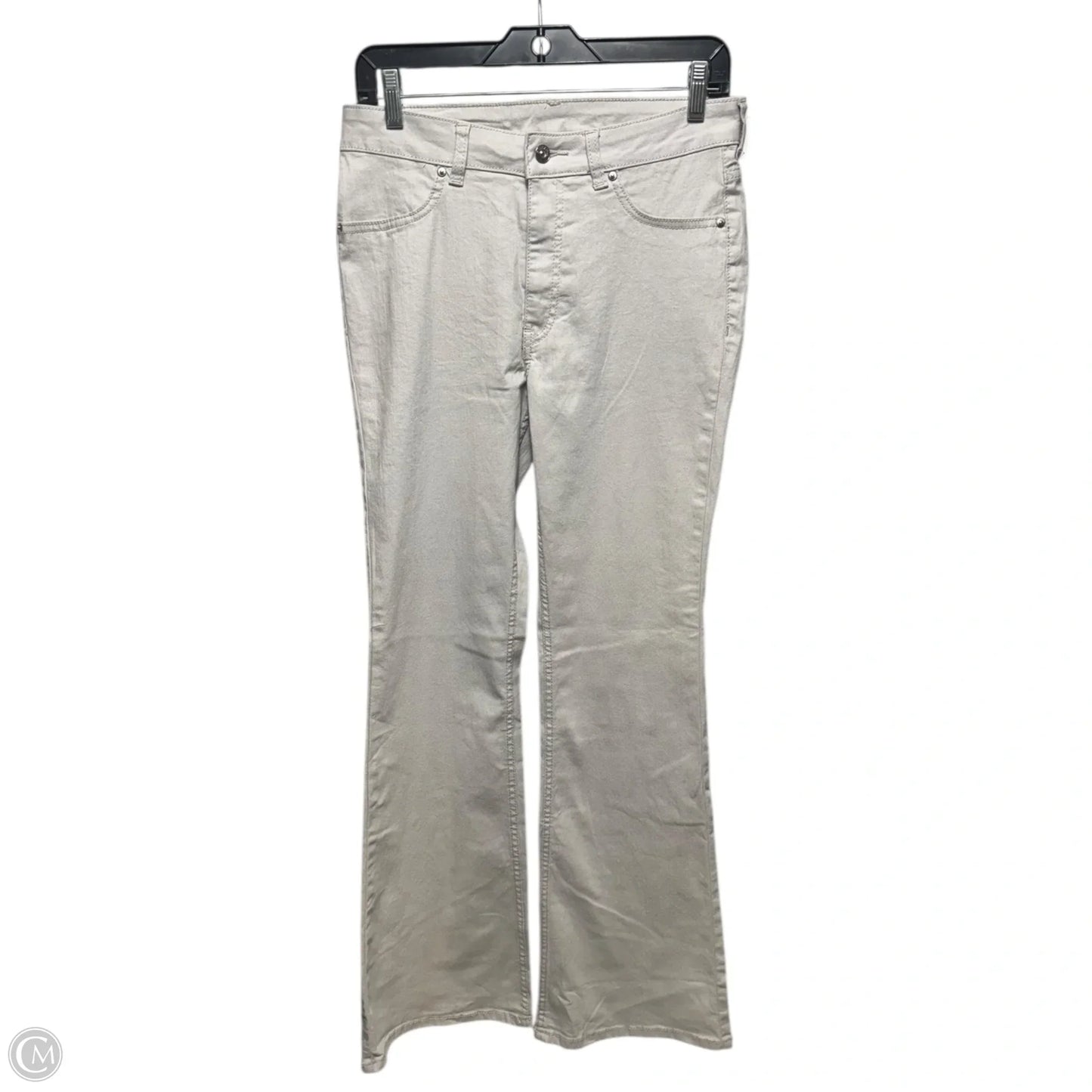 Jeans Flared By Divided In Silver, Size: 8