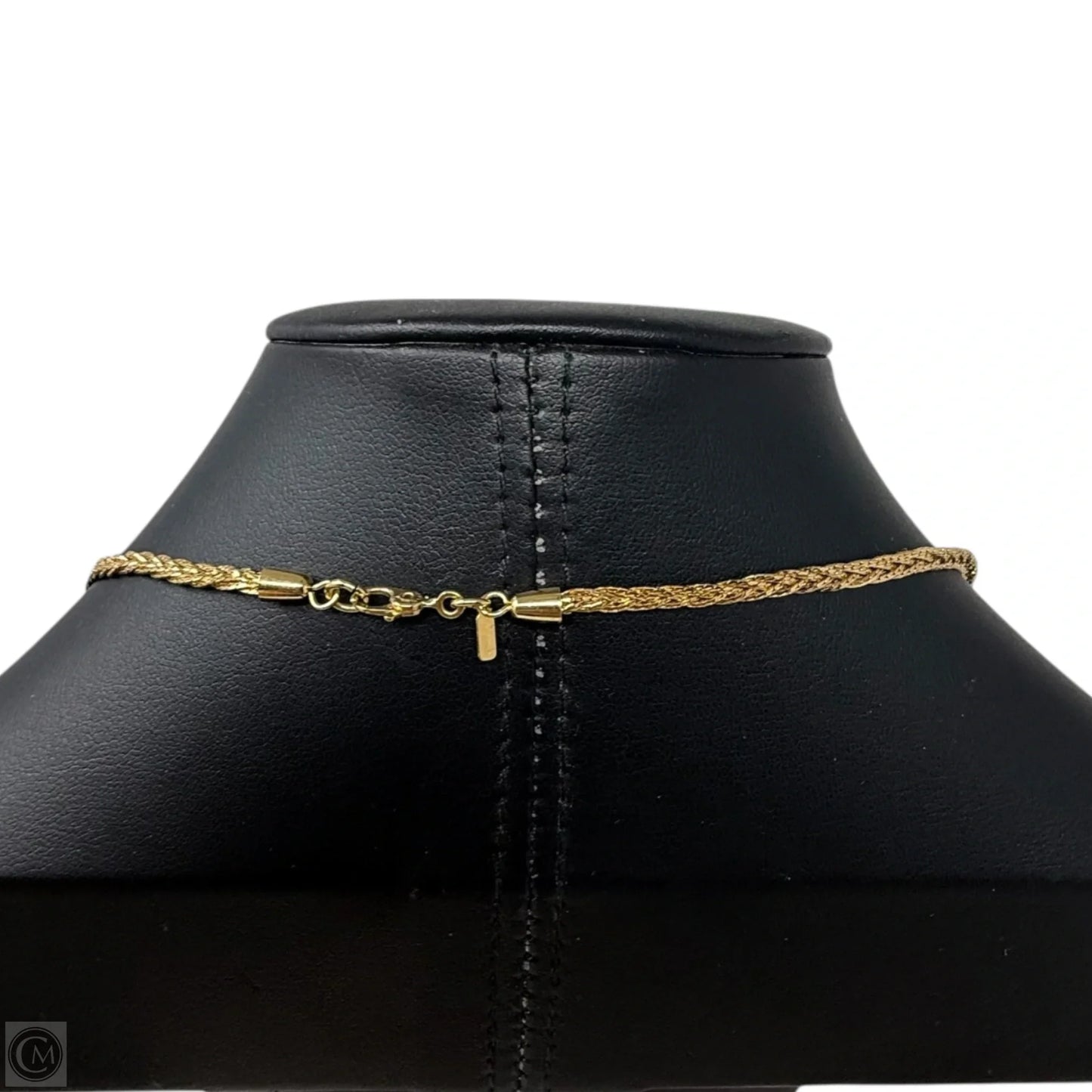 Gold Tone Chain Necklace By Monet