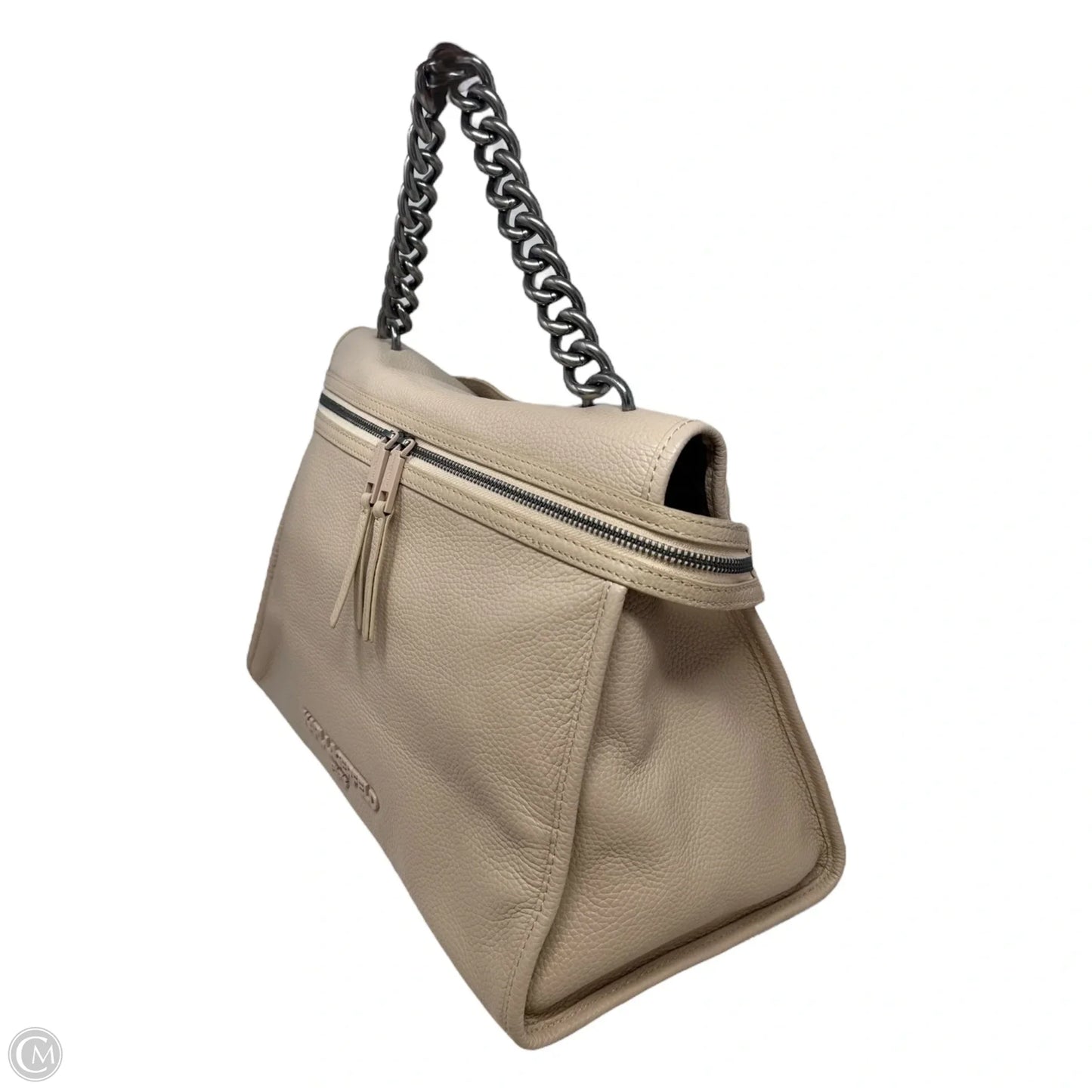 Alexi Chunky Chain Strap Handbag Designer By Karl Lagerfeld, Size: Large