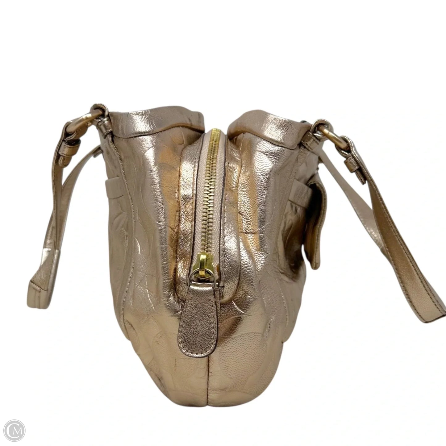 Soho Leather Satchel In Rose Gold Designer By Coach, Size: Small