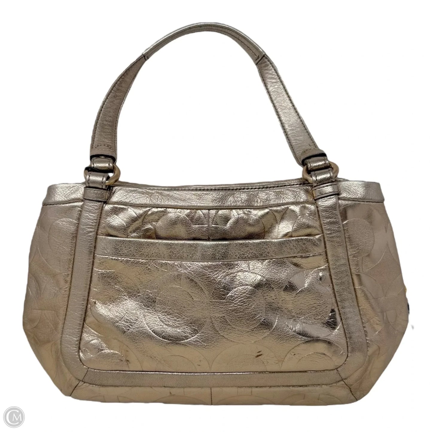 Soho Leather Satchel In Rose Gold Designer By Coach, Size: Small