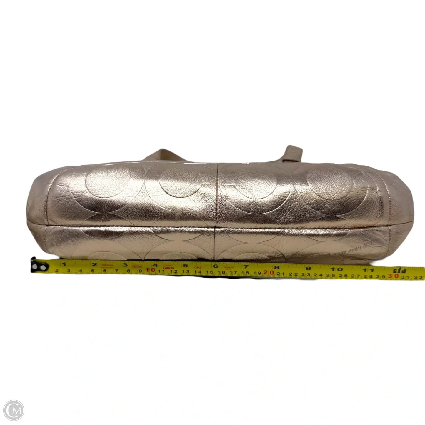 Soho Leather Satchel In Rose Gold Designer By Coach, Size: Small