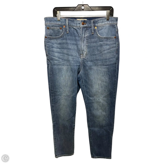 Jeans Boyfriend By Madewell In Blue Denim, Size: 12