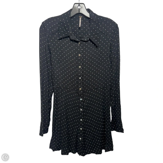 This Town Printed Top By Free People In Polkadot Pattern, Size: M