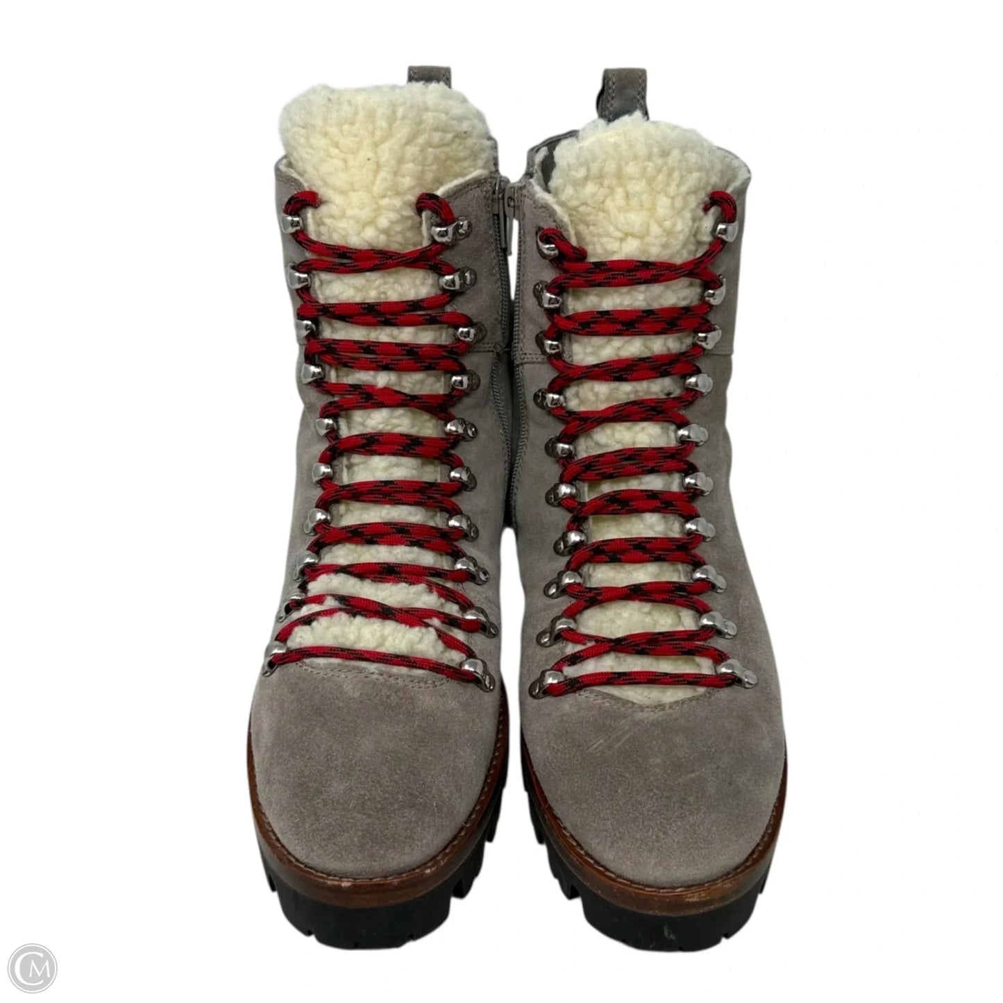 Culvert Hiking Boots By Jeffery Campbell In Taupe, Size: 11