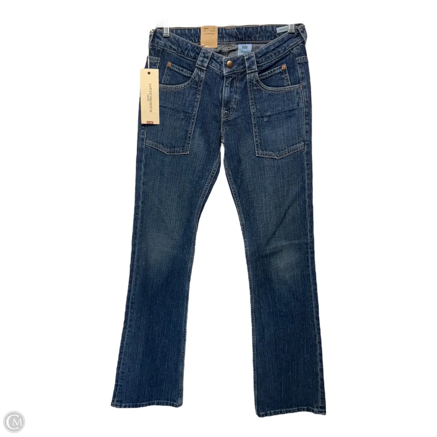Riley Jeans Boot Cut By Levis In Blue Denim, Size: 6, 28M