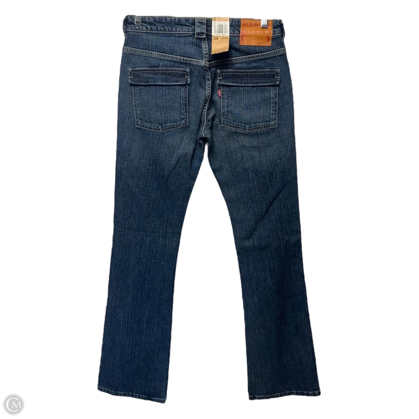 Riley Jeans Boot Cut By Levis In Blue Denim, Size: 6, 28M