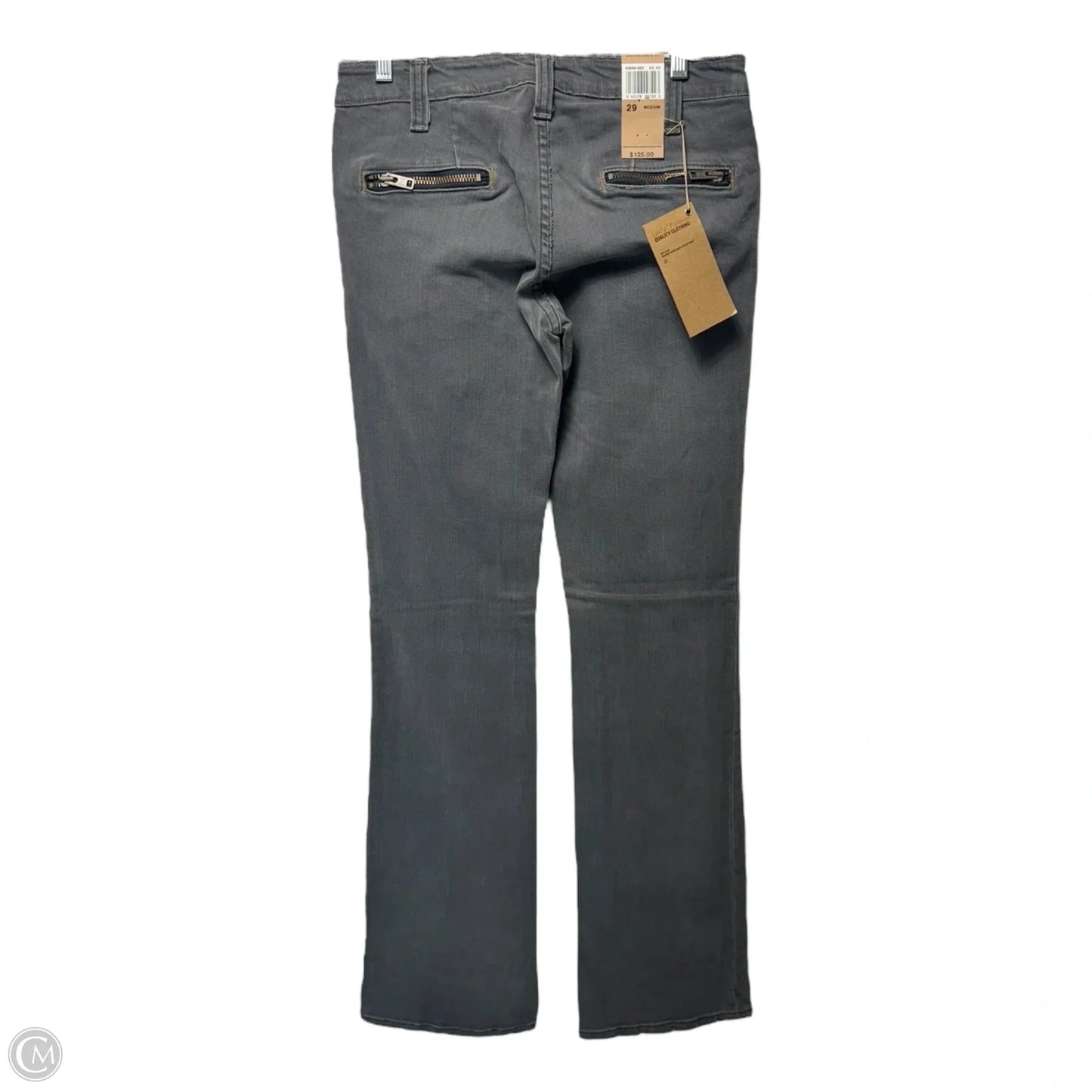 Q-Zip Jeans Boot Cut By Levis In Grey, Size: 8, 29M