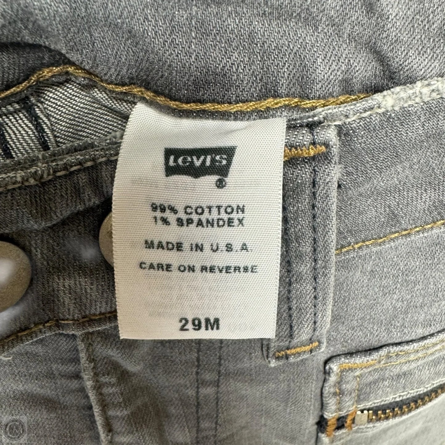 Q-Zip Jeans Boot Cut By Levis In Grey, Size: 8, 29M