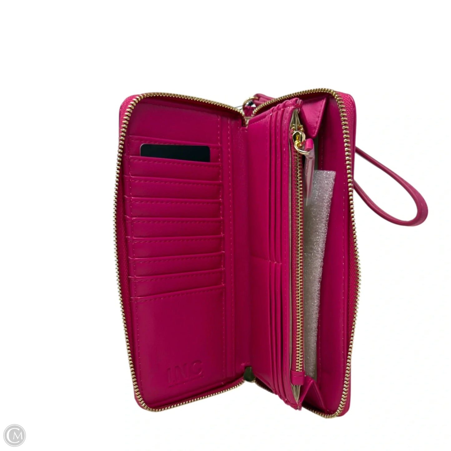 Hazel Wallet By Inc In Pink Dragonfruit, Size: Large