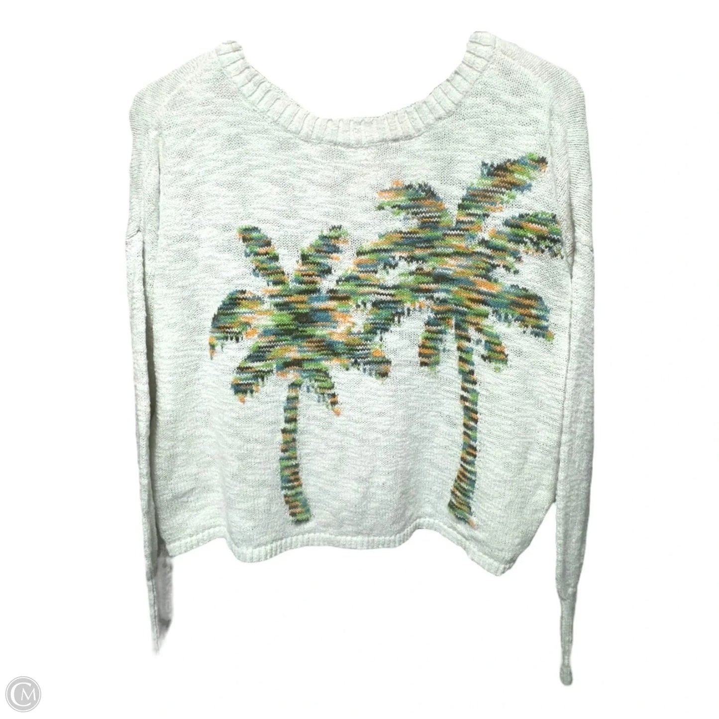 Sweater By Lou And Grey In Tropical Print, Size: Xs