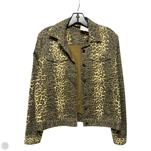 Jacket By ATM In Animal Print, Size: M