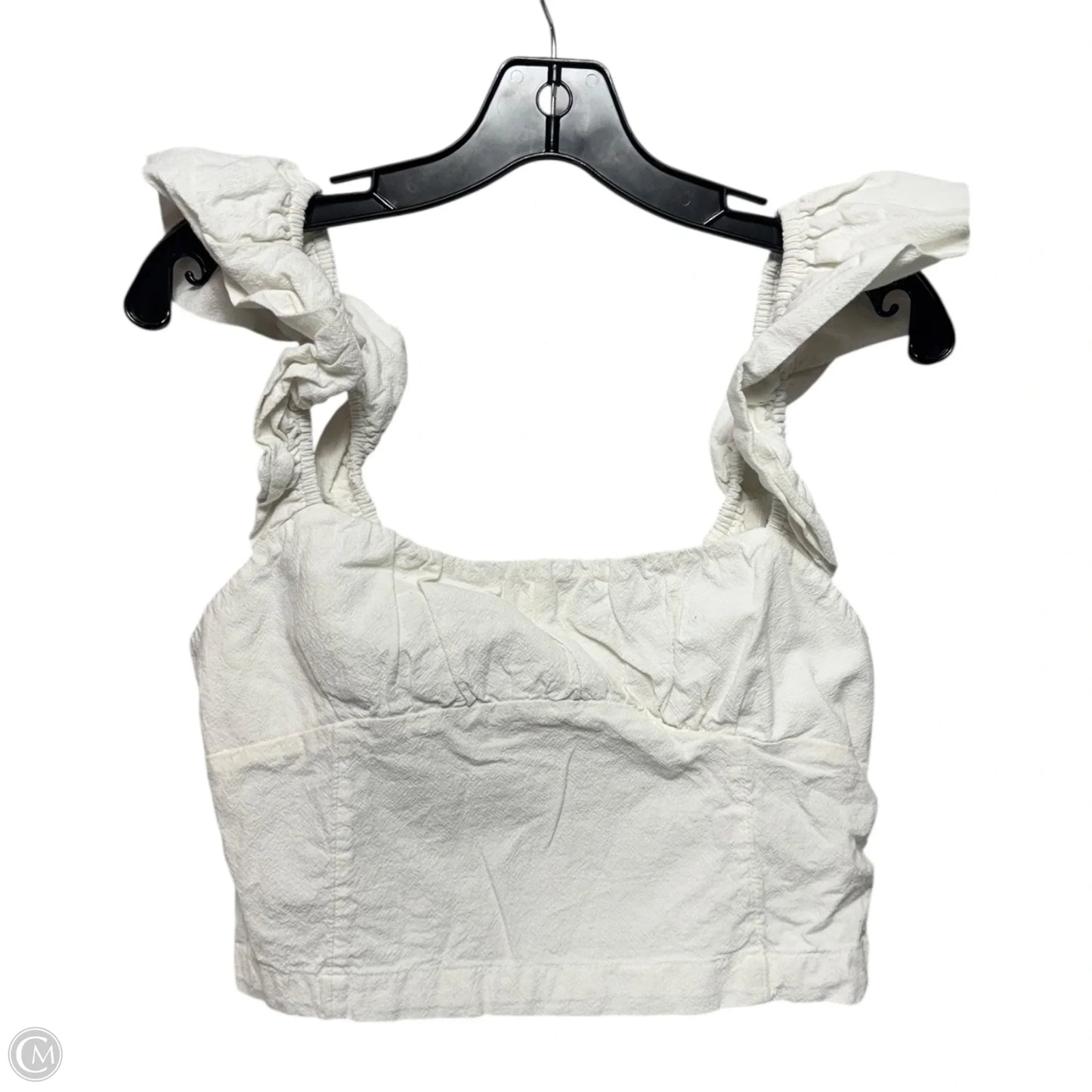 Ruffle Top Sleeveless By Free People In White, Size: M