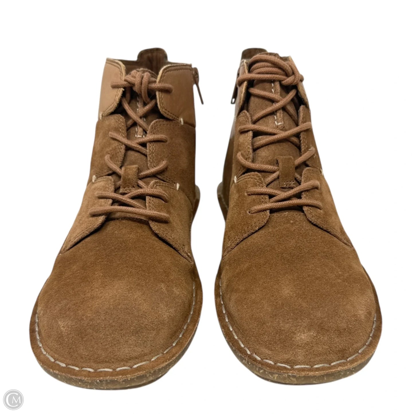 Athletic Top Long Sleeve Collar By Under Armour In Blue, Size: Xs