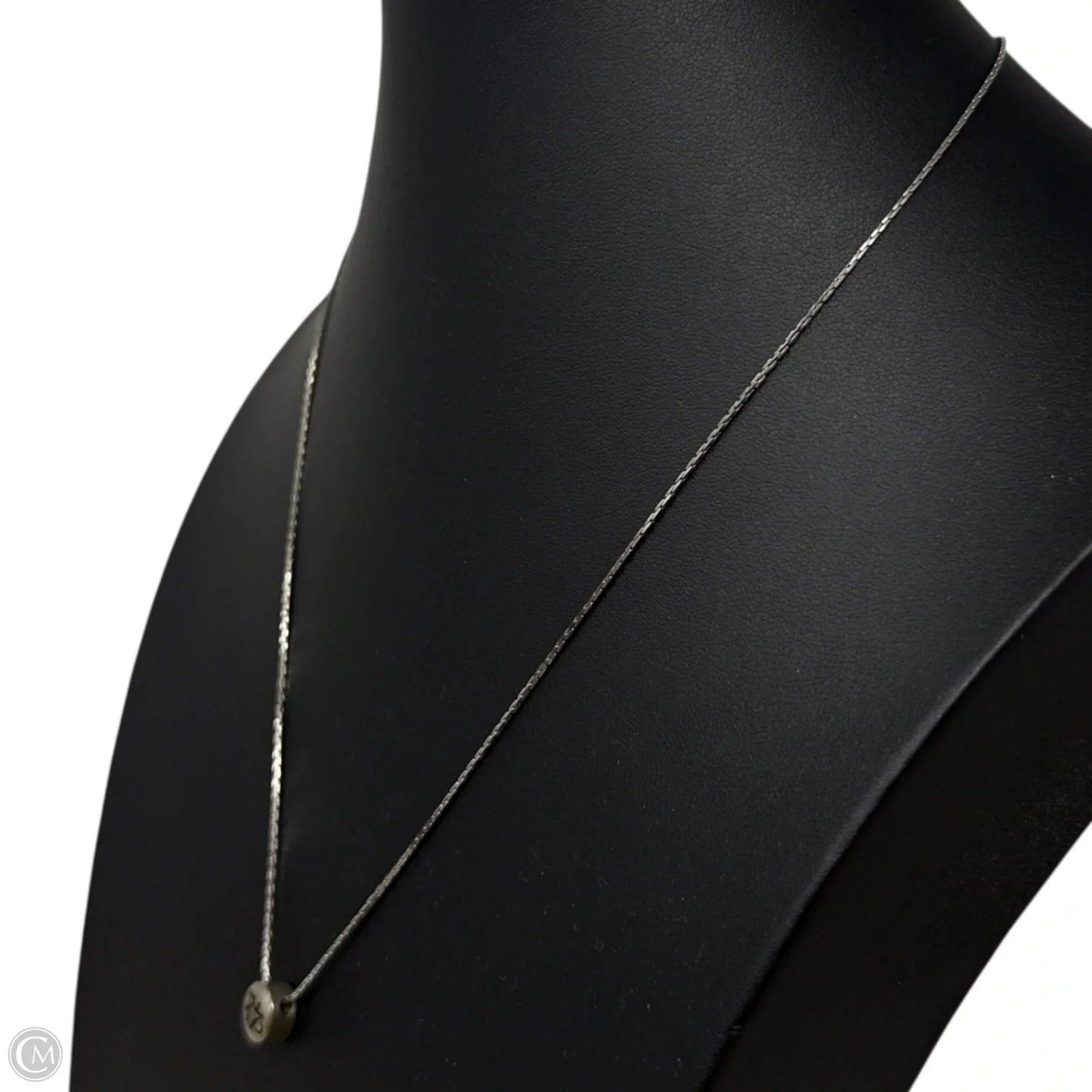 Silver Plated Sacred Stud Om Necklace By Alex And Ani