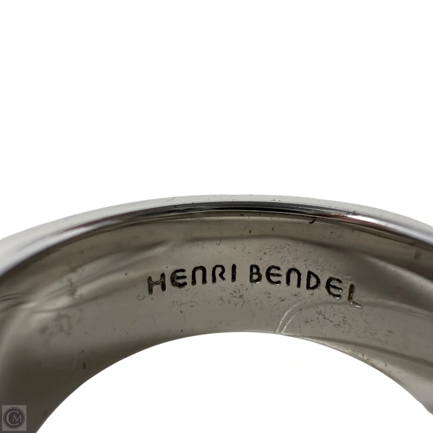 Enamel Cigar Band Ring By Henri Bendel, Size: 7
