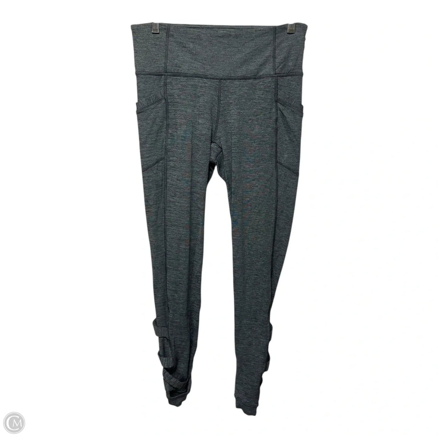 Athletic Leggings By Athleta In Grey, Size: M