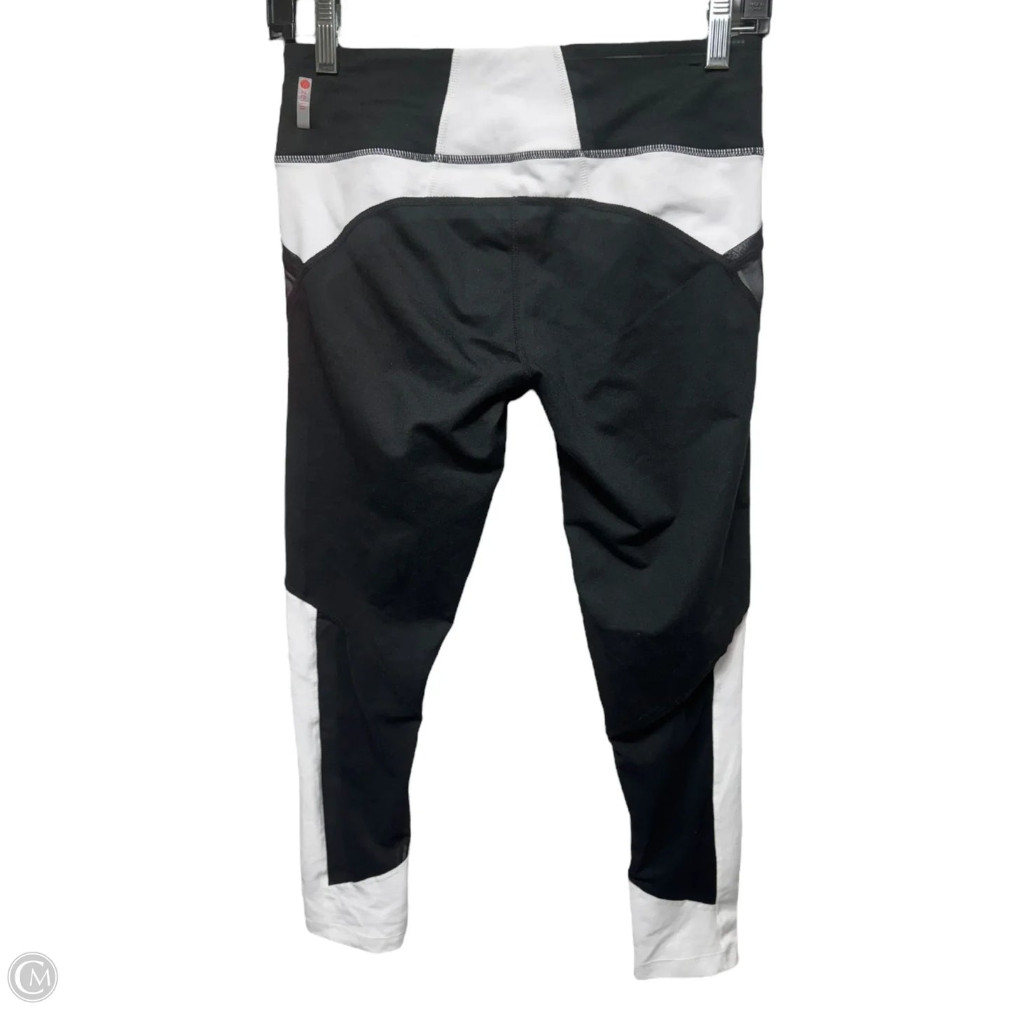 Athletic Leggings By Zella In Black & White, Size: S