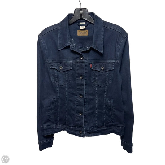 Jacket Denim By Levis In Blue, Size: L