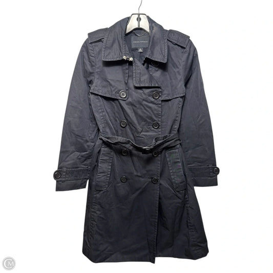 Belted Coat Trench Coat By Banana Republic In Black, Size: Xs