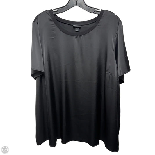 Top Short Sleeve By Torrid In Black, Size: 3x