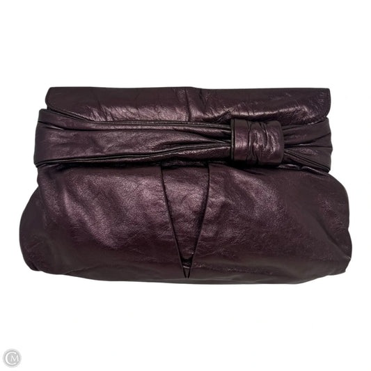 Andie Metallic Leather Clutch By Kooba, Size: Small