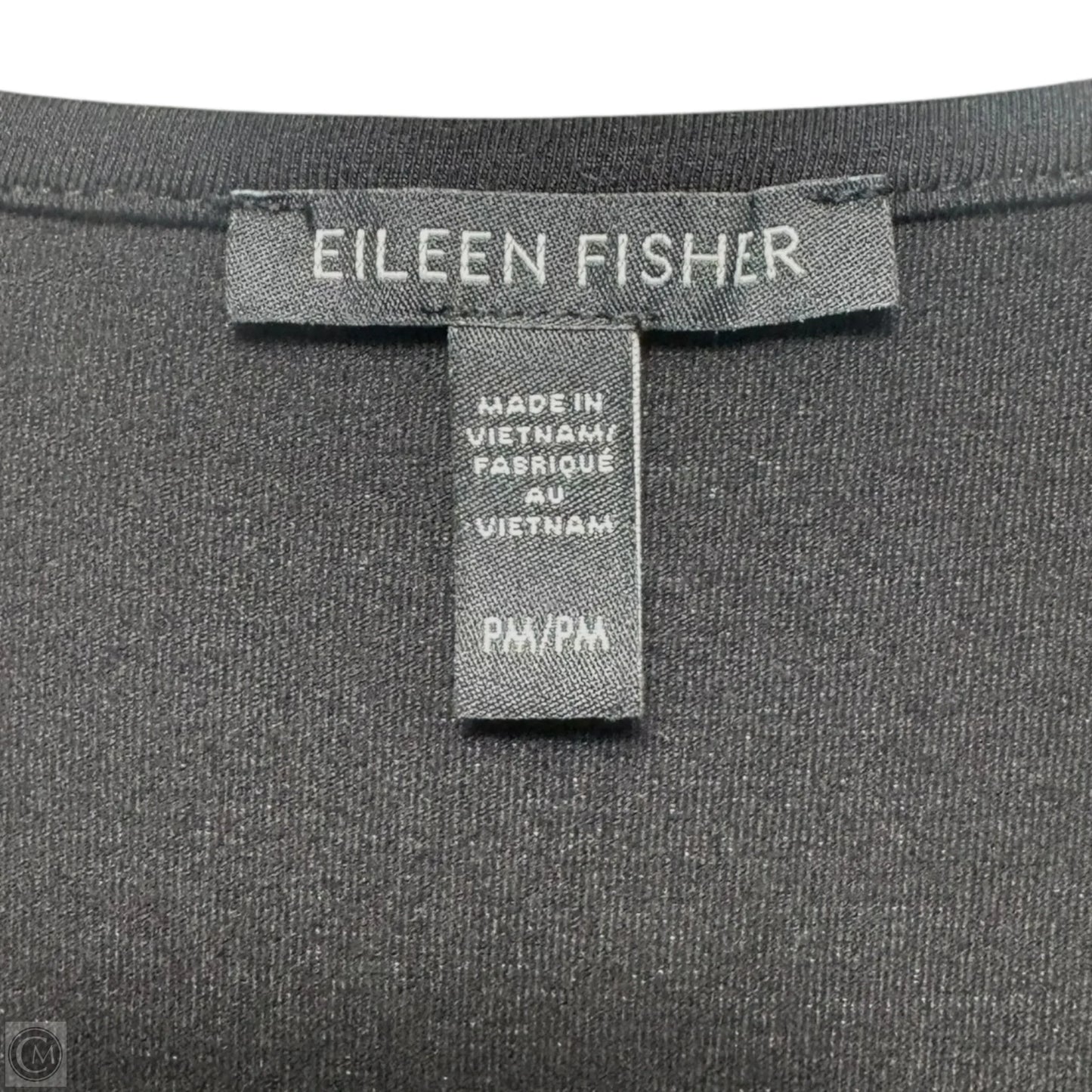 Dress Casual Maxi By Eileen Fisher In Black, Size: Mp