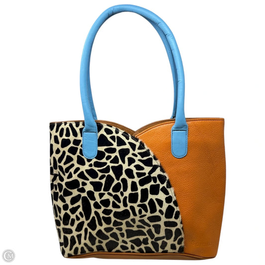 Handbag Leather By Cmc, Size: Large