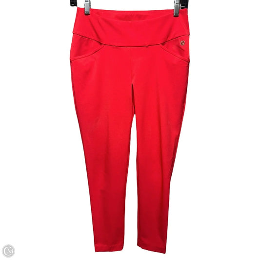 UPF 50+ Luxletic Corso Pants Designer By Lilly Pulitzer In Coral, Size: 0