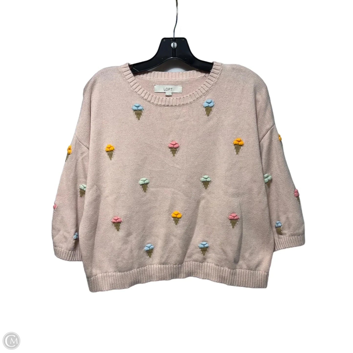 Sweater By Loft In Pink, Size: M