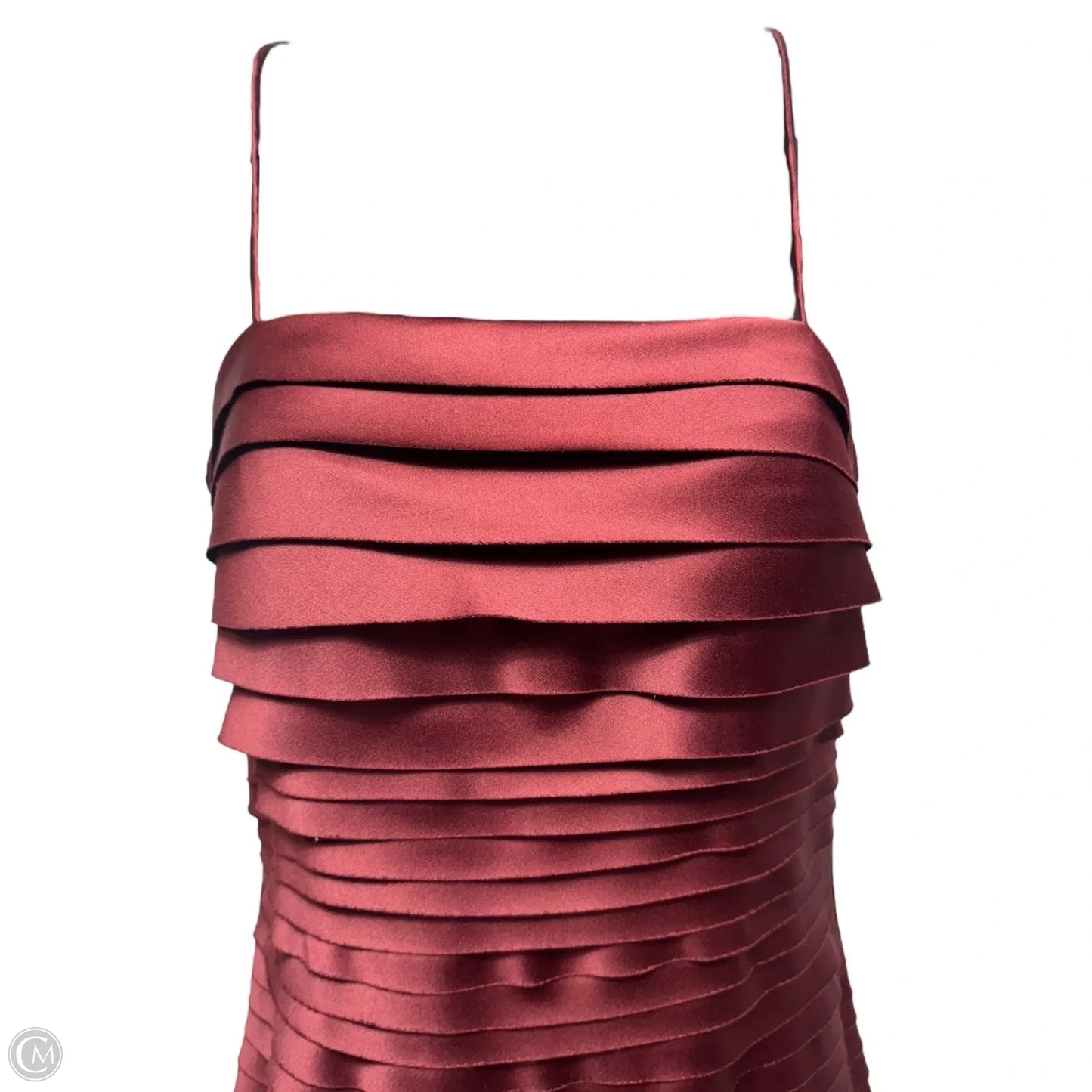 Dress Party Short By Js Collections In Maroon, Size: 4