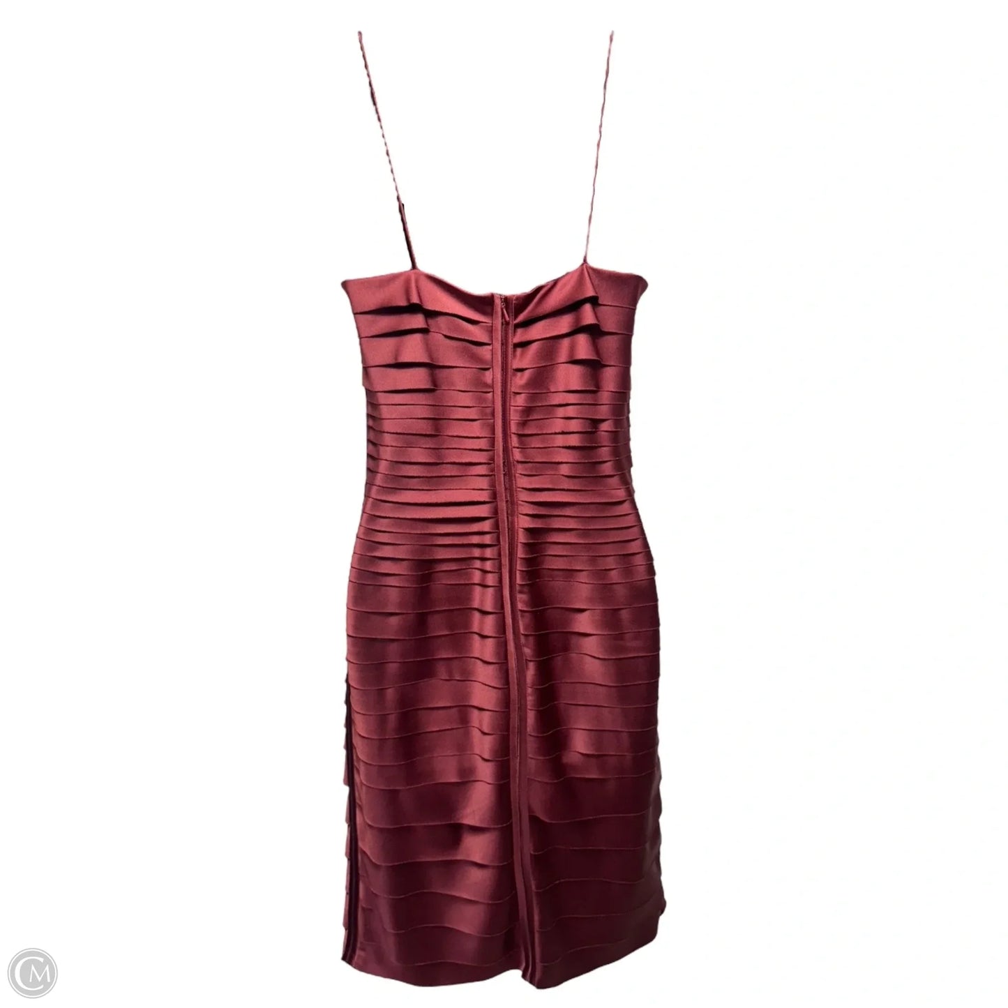 Dress Party Short By Js Collections In Maroon, Size: 4