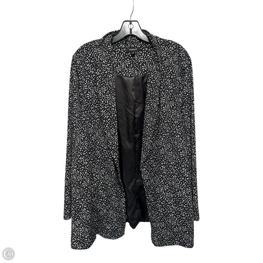 Sweater Cardigan By Torrid In Black & White, Size: 3x