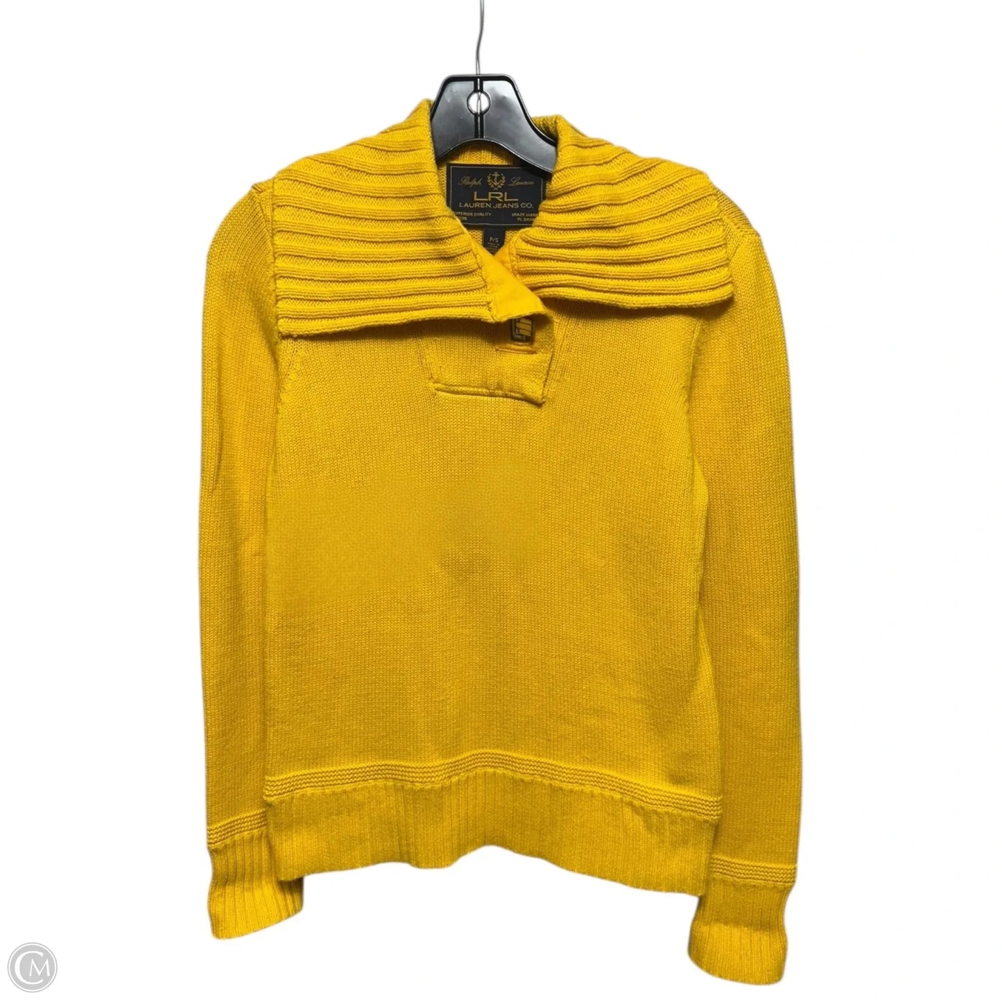 Sweater By Lauren Jeans Co In Yellow, Size: S