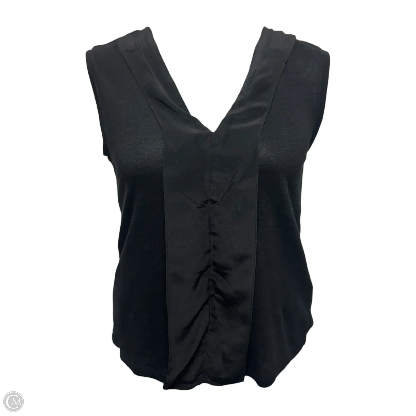 Silk & Linen Sleeveless Blouse Designer By Sandro, Size: Medium