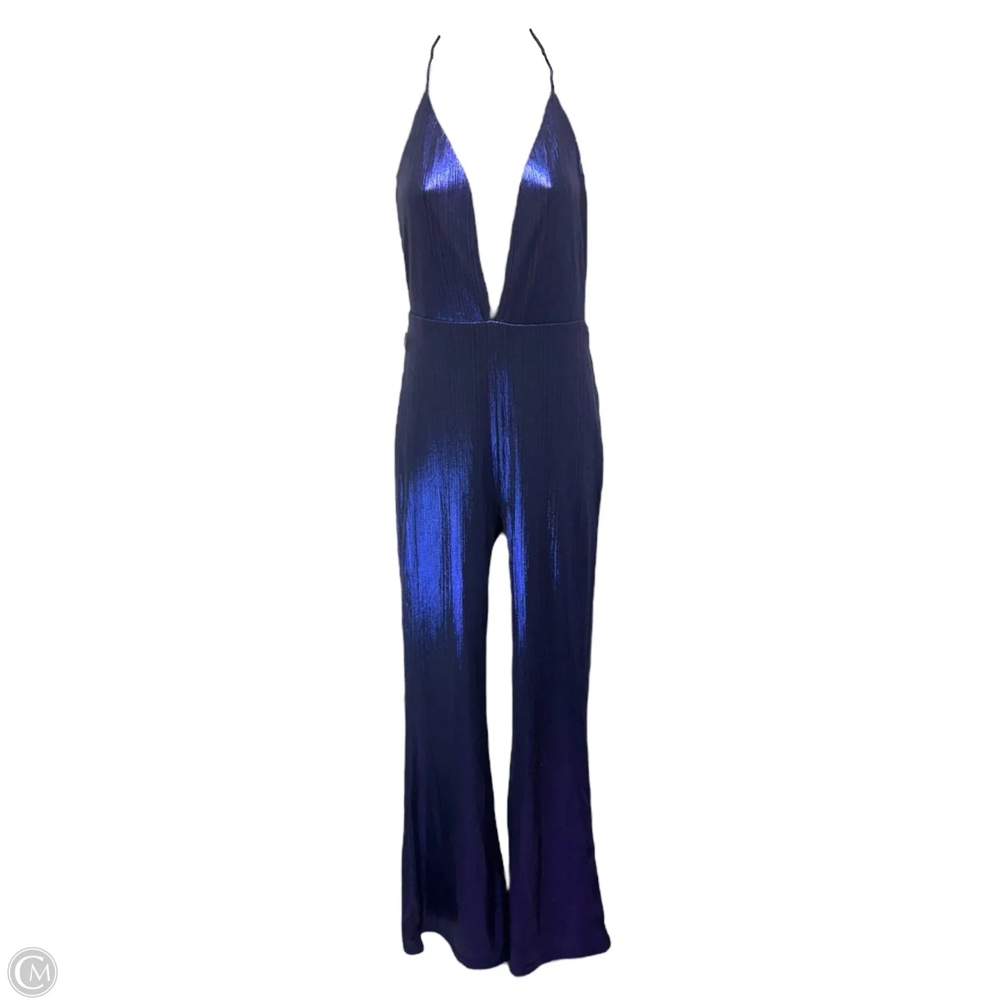 Bianca Deep V Jumpsuit By Superdown In Purple, Size: S