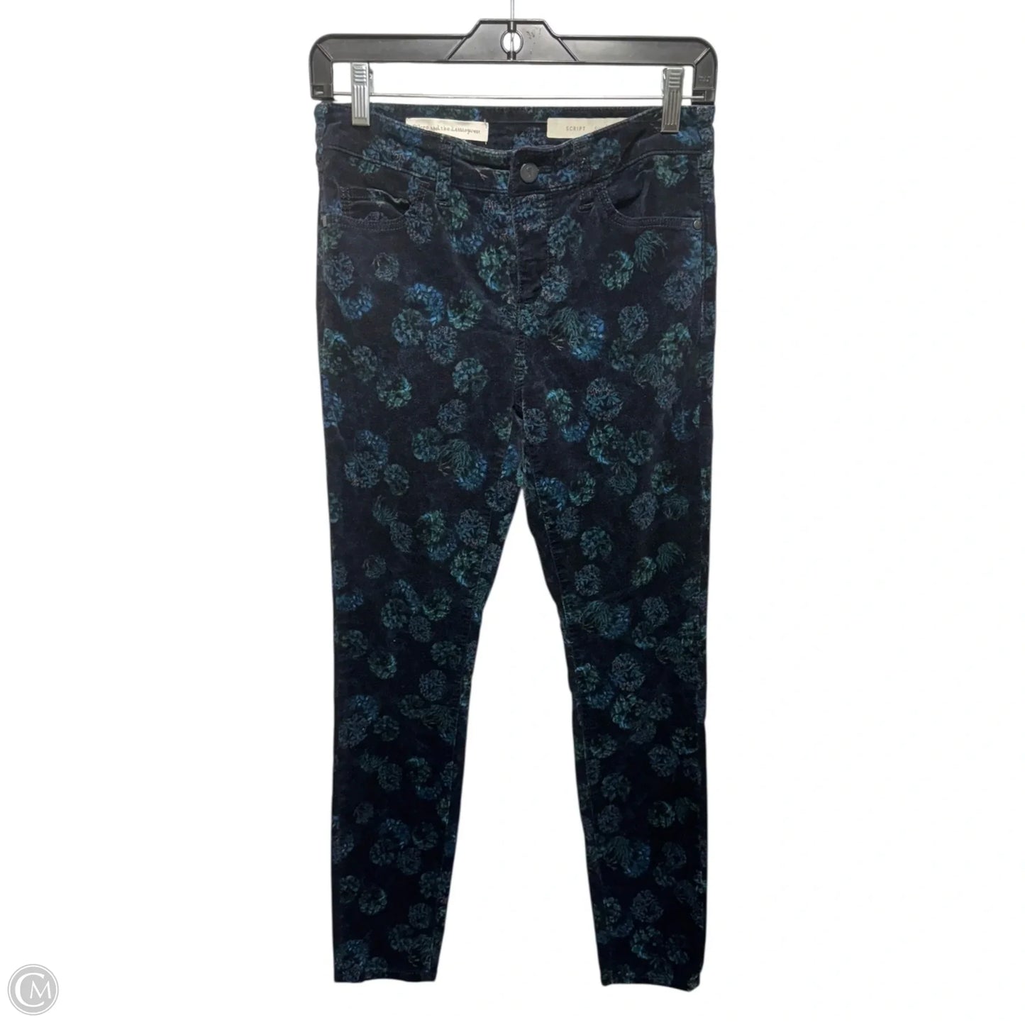 Pants Velvet By Pilcro In Floral Print, Size: 2