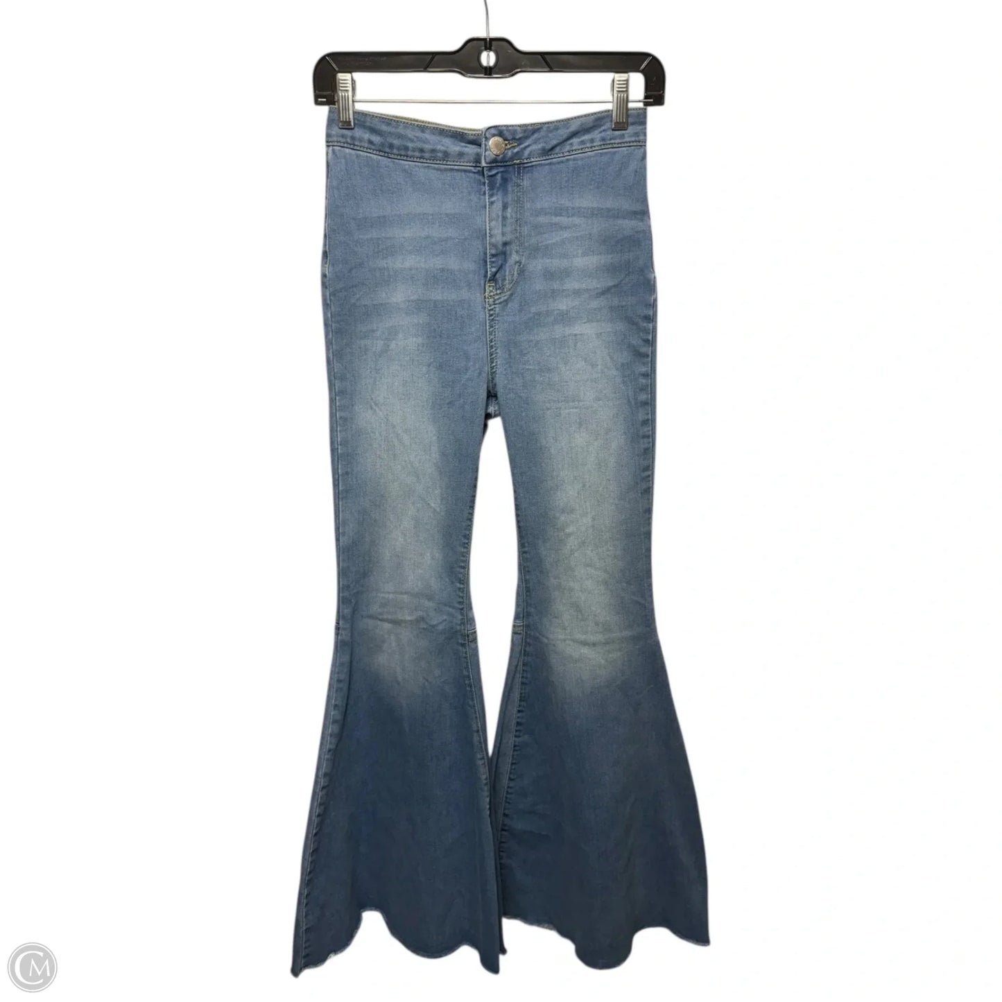 Jeans Flared By Free People In Blue Denim, Size: 2