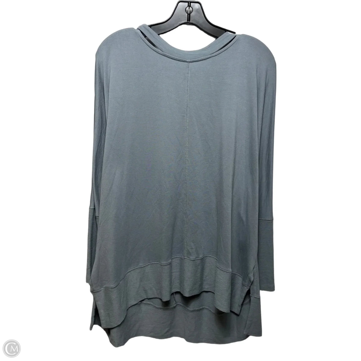 Top Long Sleeve By Wishlist In Grey, Size: L