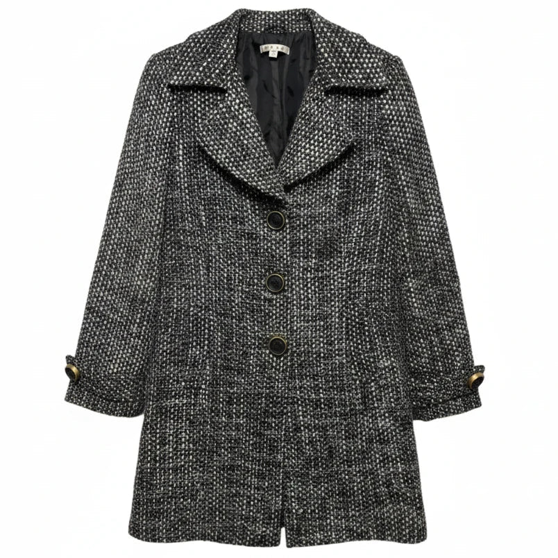 Coat Other By Cabi In Black & White, Size: M