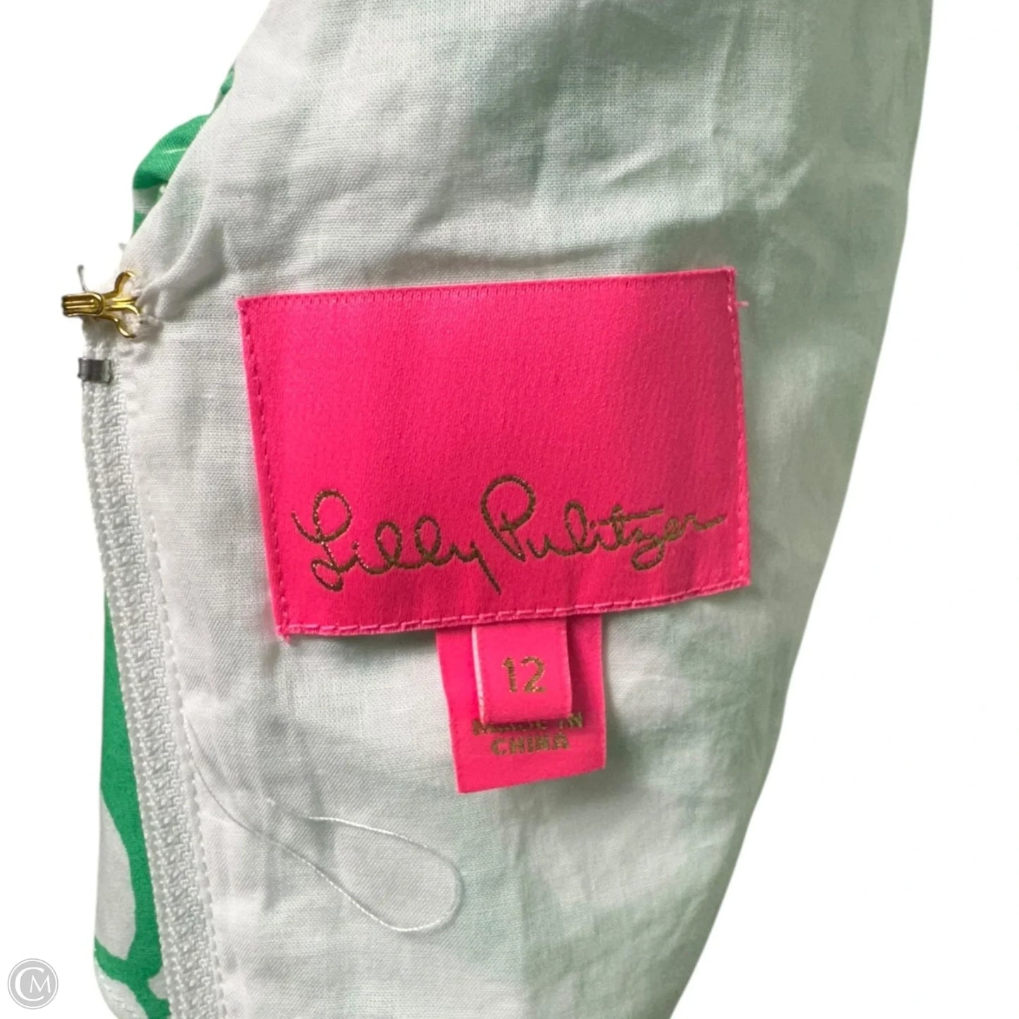 Dress Designer By Lilly Pulitzer In Floral Print, Size: 12