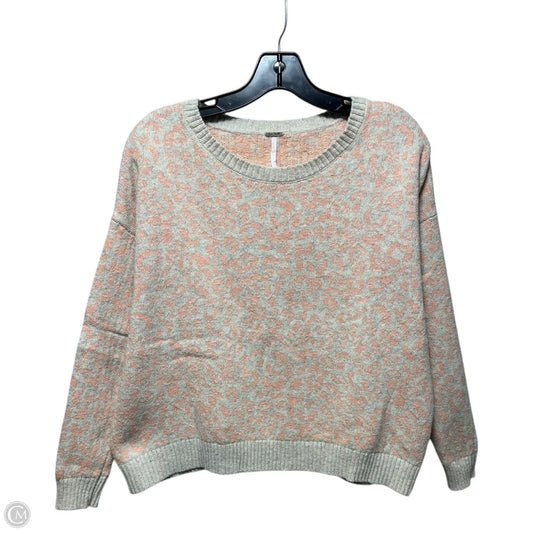 Cool Cat Alpaca Blend Sweater By Free People In Animal Print, Size: XS